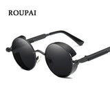 ROUPAI 2018 Steampunk Goggles Sunglasses