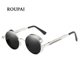 ROUPAI 2018 Steampunk Goggles Sunglasses