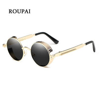 ROUPAI 2018 Steampunk Goggles Sunglasses
