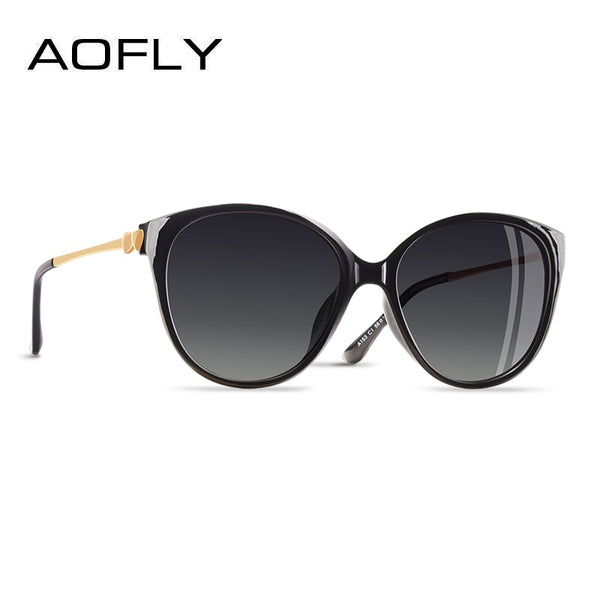 AOFLY BRAND DESIGN 2019 Trending Women Polarized CATEYE Sunglasses