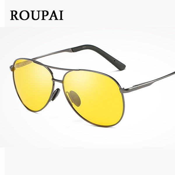 ROUPAI 2018 Sunglasses Men Polarized Anti Glare HD