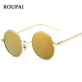 ROUPAI 2018 Latest Small Round Ladies Sunglasses Polarized