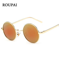 ROUPAI 2018 Latest Small Round Ladies Sunglasses Polarized